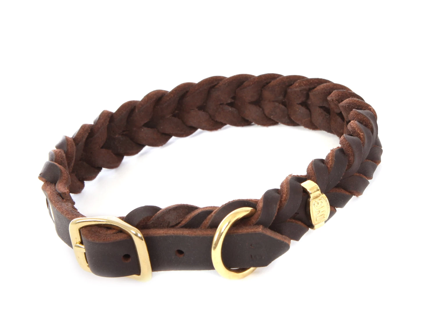 Relaxoo Fettleder Hundehalsband Geflochten Messing Just Hundesport Edition 1 Relaxoo Fettleder Hundehalsband Geflochten Messing Just Hundesport Edition