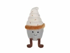 Plüschspielzeug Leka Eiscreme Für Hunde Grau & Weiß