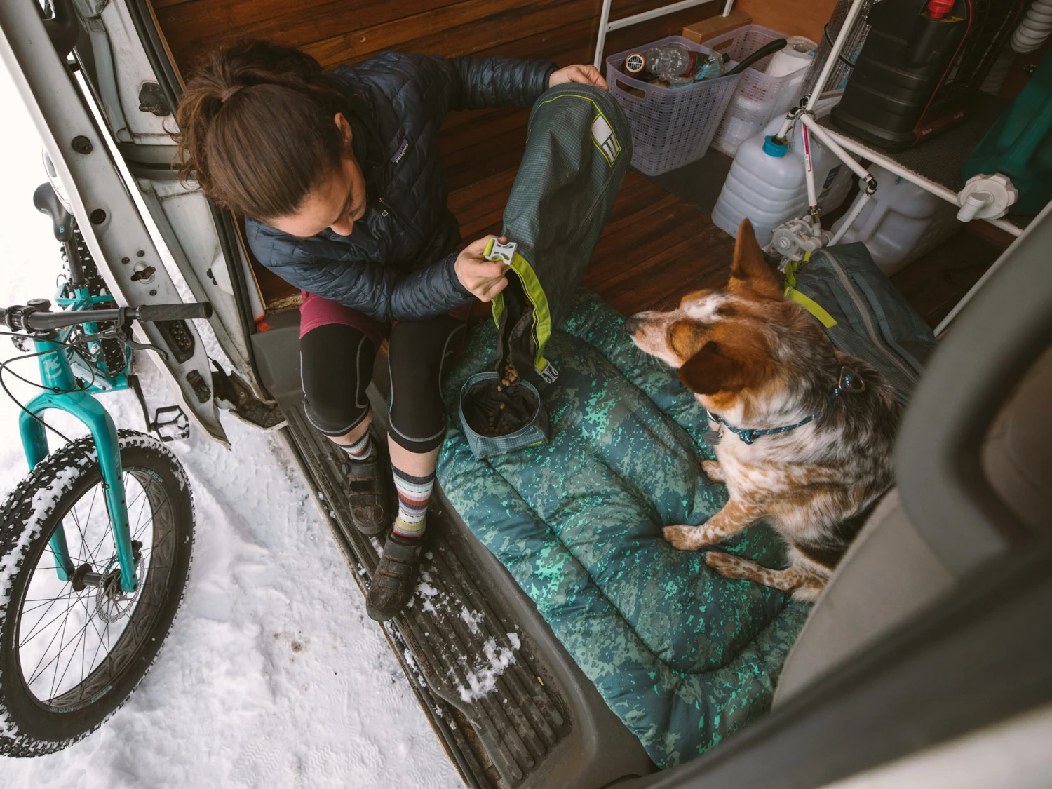 Ruffwear Basecamp™ Hundebett Tidal Teal 4 Ruffwear Basecamp™ Hundebett Tidal Teal – Bild 4