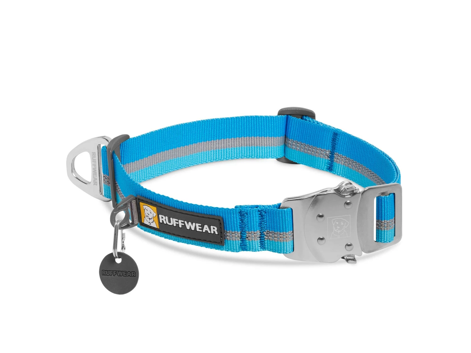 Ruffwear Top Rope™ Hundehalsband Mit Metalllverschluss Blue Dusk 1 Ruffwear Top Rope™ Hundehalsband Mit Metalllverschluss Blue Dusk