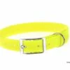 Relaxoo Biothane Hundehalsband Neongelb 19mm Breit