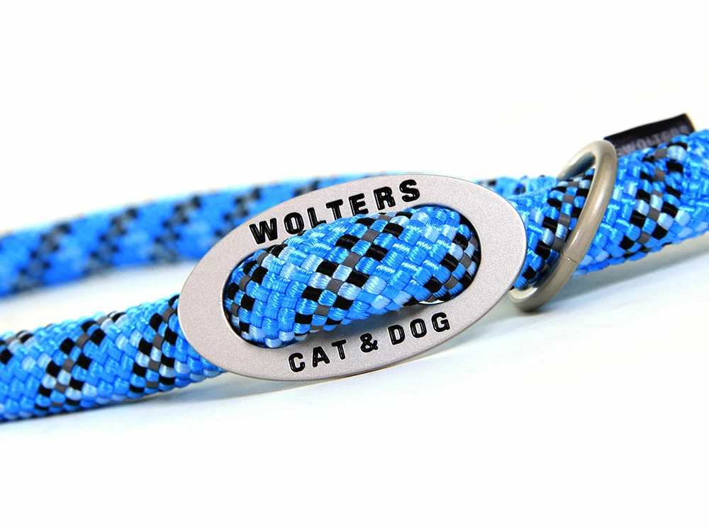 Wolters Everest Schlupfhalsband Reflektierend Aqua/schwarz 2 Wolters Everest Schlupfhalsband Reflektierend Aqua/schwarz – Bild 2