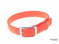 Relaxoo Biothane Hundehalsband Neonorange 25mm Breit