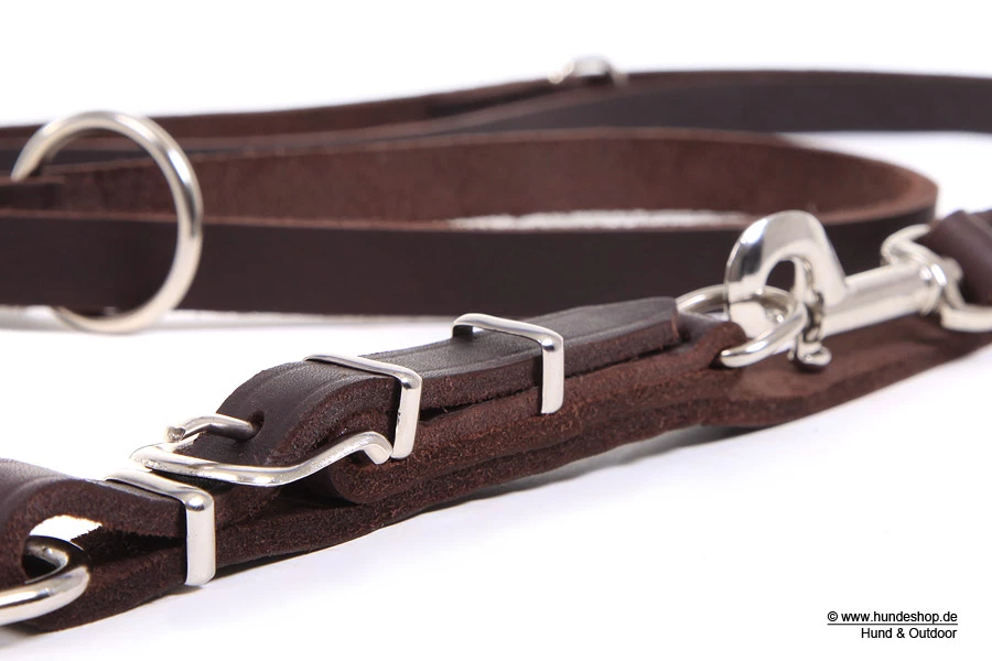 Relaxoo Fettleder Hundeleine 4-fach Verstellbar Just Hundesport Edition 3 Relaxoo Fettleder Hundeleine 4-fach Verstellbar Just Hundesport Edition – Bild 3