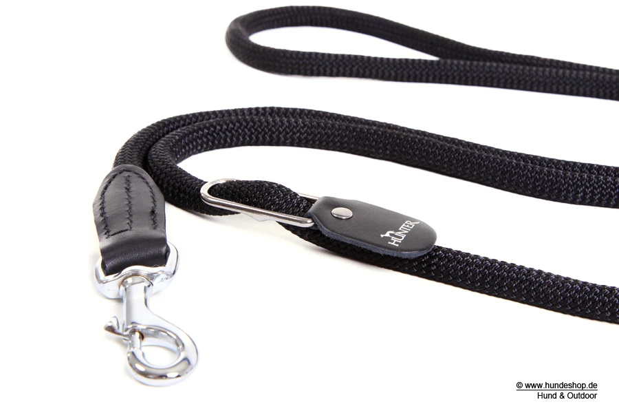 Hunter Freestyle Vario Leine Hundeleine Long Schwarz 260 Cm/10 Mm 2 Hunter Freestyle Vario Leine Hundeleine Long Schwarz 260 Cm/10 Mm – Bild 2