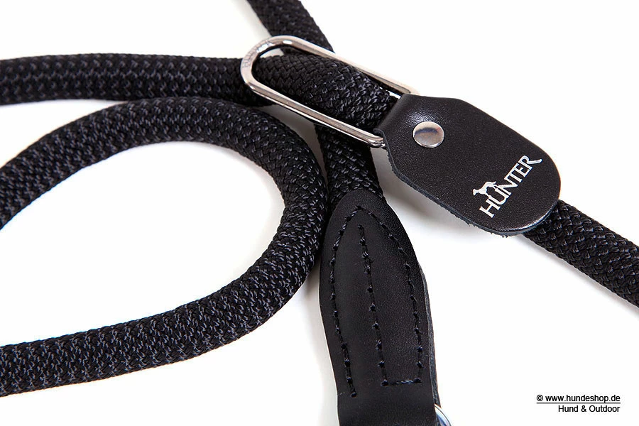 Hunter Freestyle Vario Leine Hundeleine Long Schwarz 260 Cm/10 Mm 3 Hunter Freestyle Vario Leine Hundeleine Long Schwarz 260 Cm/10 Mm – Bild 3