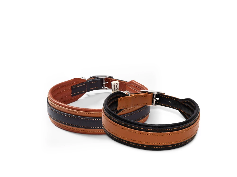 Hundehalsband Ridgeback Komfort Cognac 2 Hundehalsband Ridgeback Komfort Cognac – Bild 2