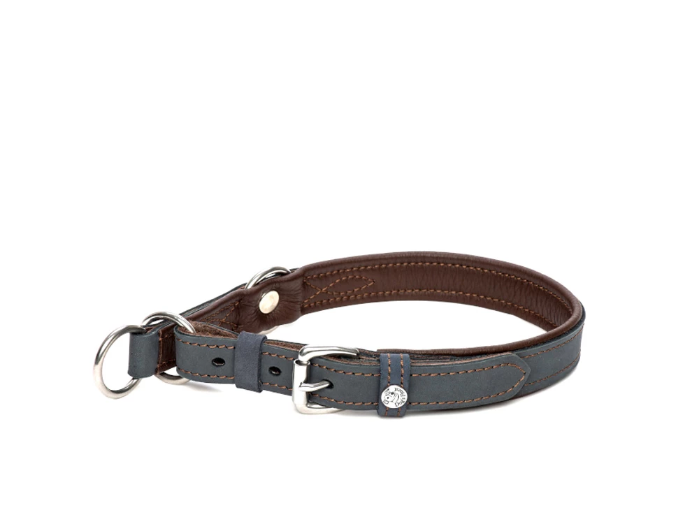 Zugstopp Hundehalsband Waldbursche Nubuk-Elchleder 1 Zugstopp Hundehalsband Waldbursche Nubuk-Elchleder