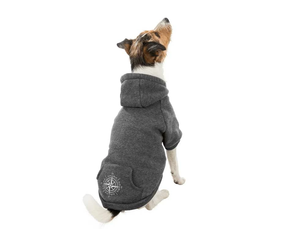 BE NORDIC Hunde Hoodie Flensburg Grau 3 BE NORDIC Hunde Hoodie Flensburg Grau – Bild 3