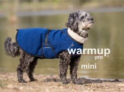 Warmup Cape Pro Mini Hundemantel & Bademantel Dunkelblau
