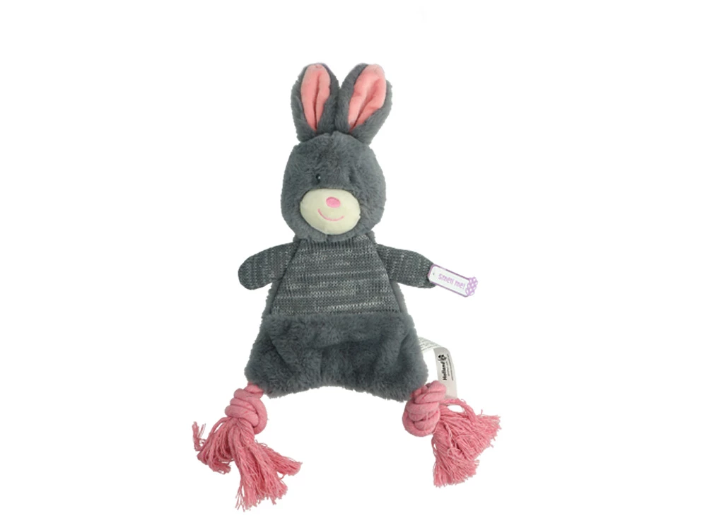 Bunny Puppy Crunchy Rope Welpenspielzeug 1 Bunny Puppy Crunchy Rope Welpenspielzeug