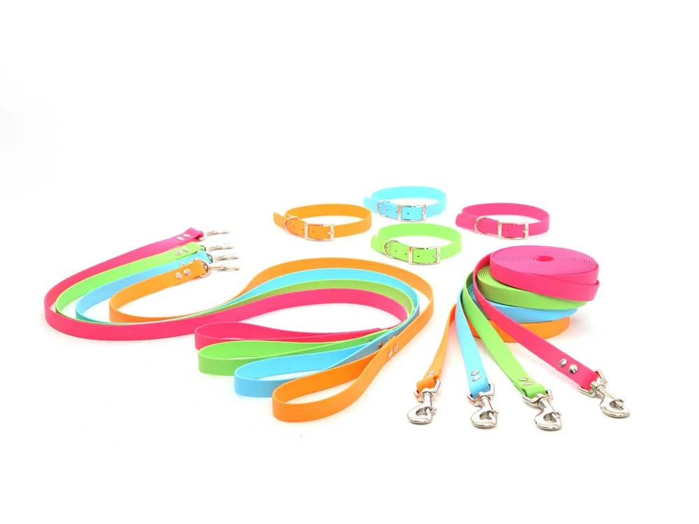 Relaxoo Biothane Hundehalsband Peach 16mm Breit 2 Relaxoo Biothane Hundehalsband Peach 16mm Breit – Bild 2