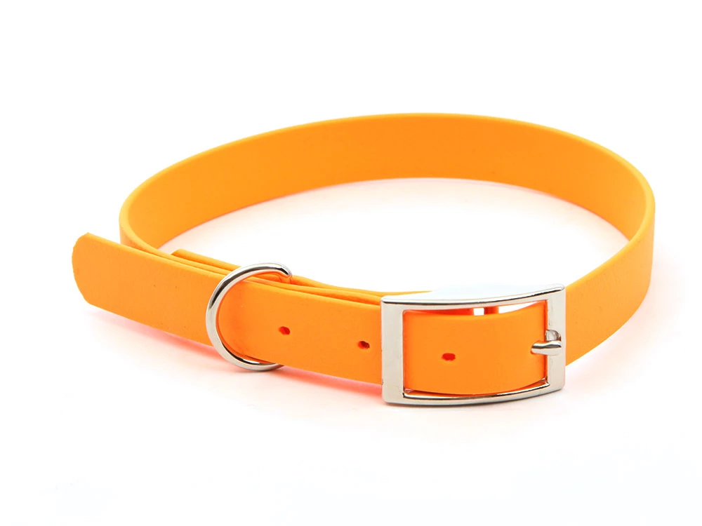 Relaxoo Biothane Hundehalsband Peach 25mm Breit 1 Relaxoo Biothane Hundehalsband Peach 25mm Breit