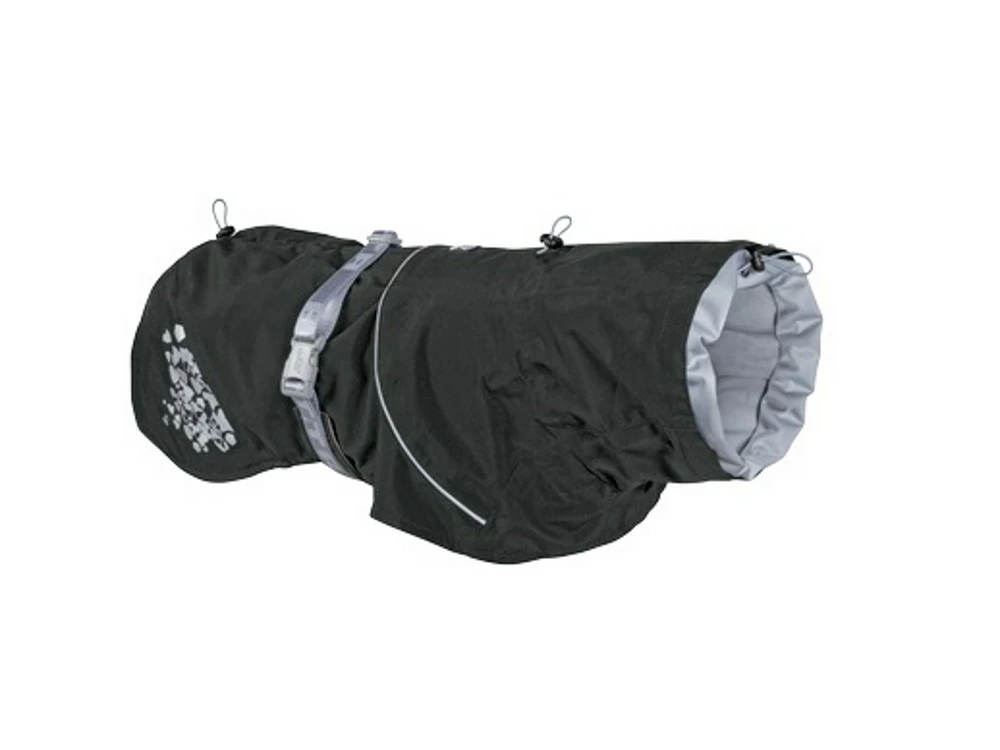 Hurtta Monsoon Regenmantel Blackberry Schwarz 1 Hurtta Monsoon Regenmantel Blackberry Schwarz