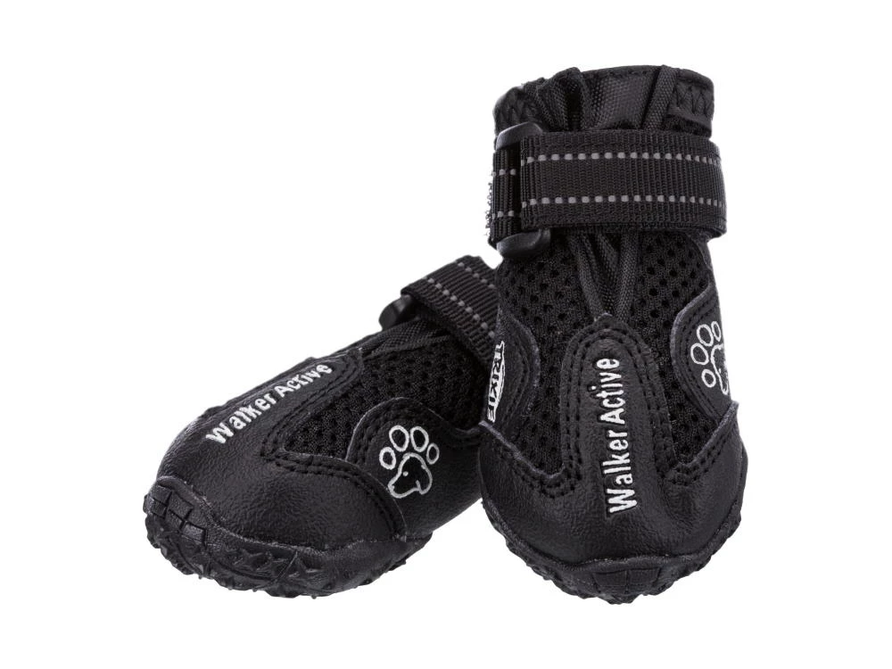 Trixie Walker Active Hundeschuhe Schwarz 1 Trixie Walker Active Hundeschuhe Schwarz