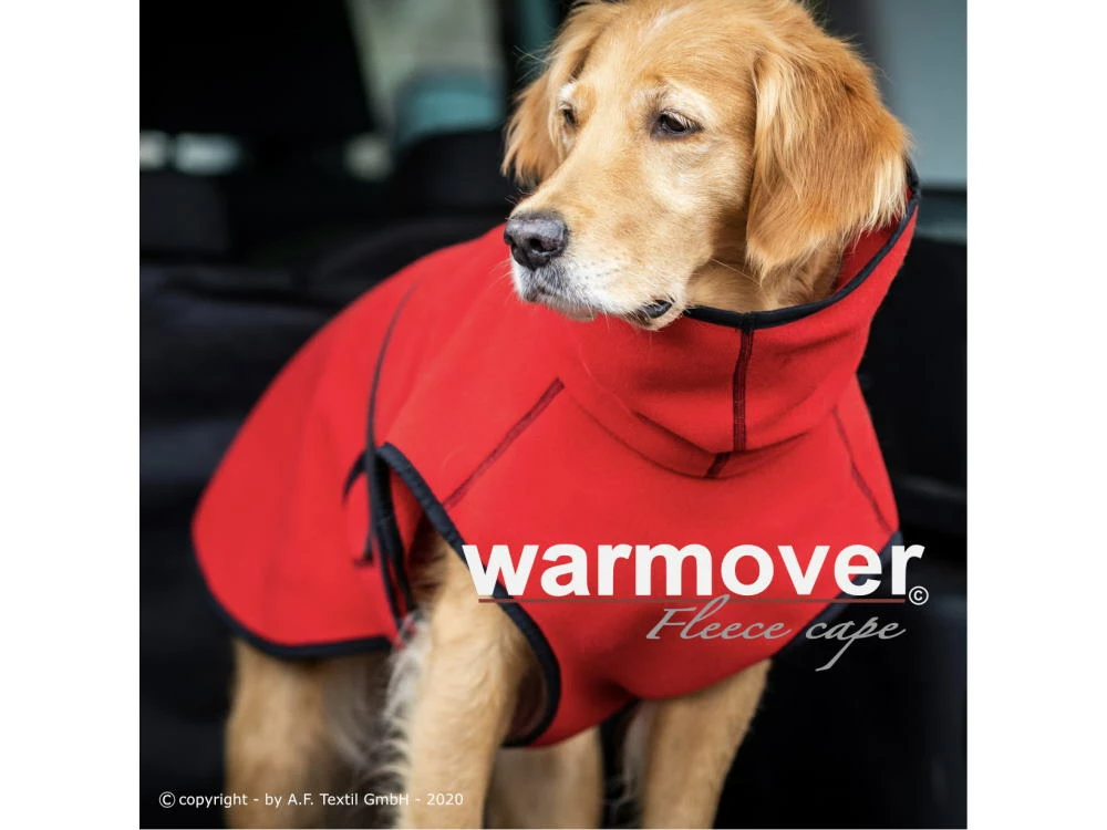 Warmover Fleece Cape Für Hunde Red Fire 1 Warmover Fleece Cape Für Hunde Red Fire