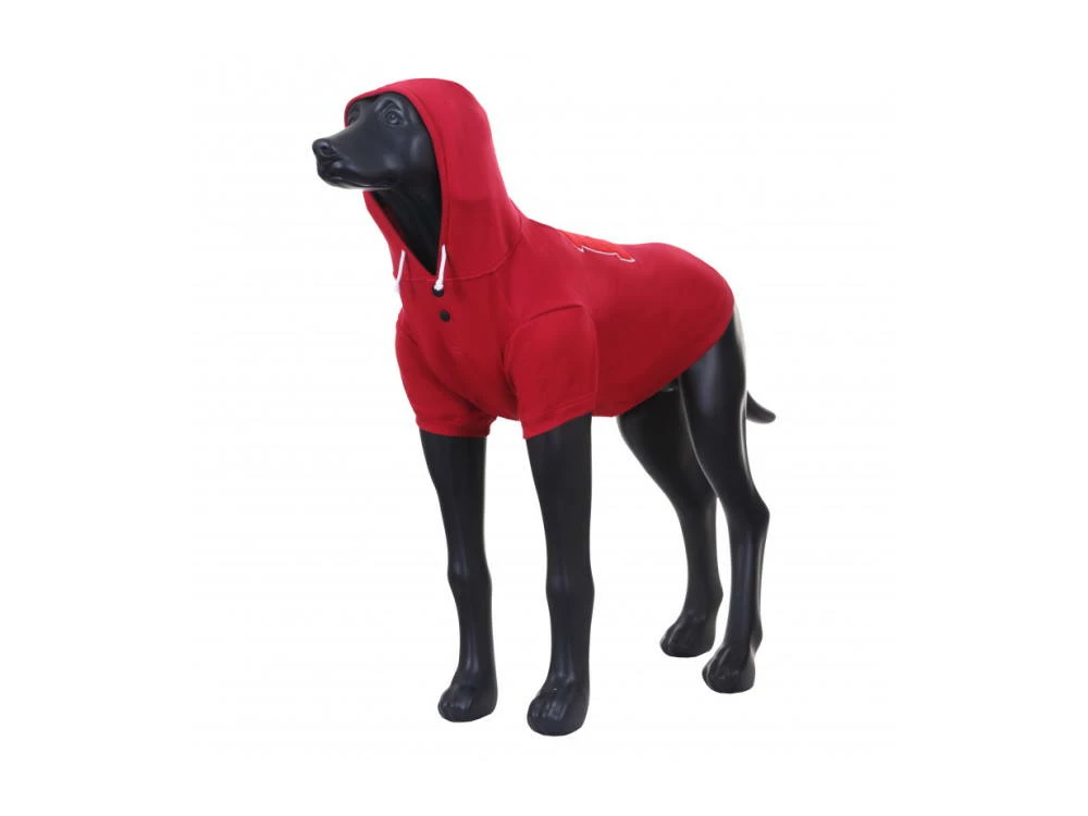 Rukka Pets Hunde-Hoodie Sierra Red 4 Rukka Pets Hunde-Hoodie Sierra Red – Bild 4