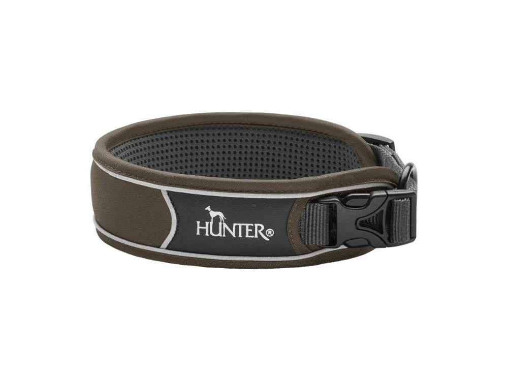 Hunter Divo Hundehalsband Braun/grau 1 Hunter Divo Hundehalsband Braun/grau