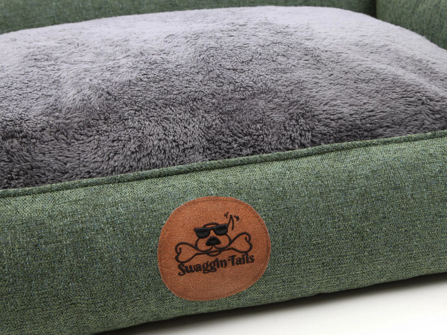 Swaggin Tails Hundebett Sömnig Waldgrün 4 Swaggin Tails Hundebett Sömnig Waldgrün – Bild 4
